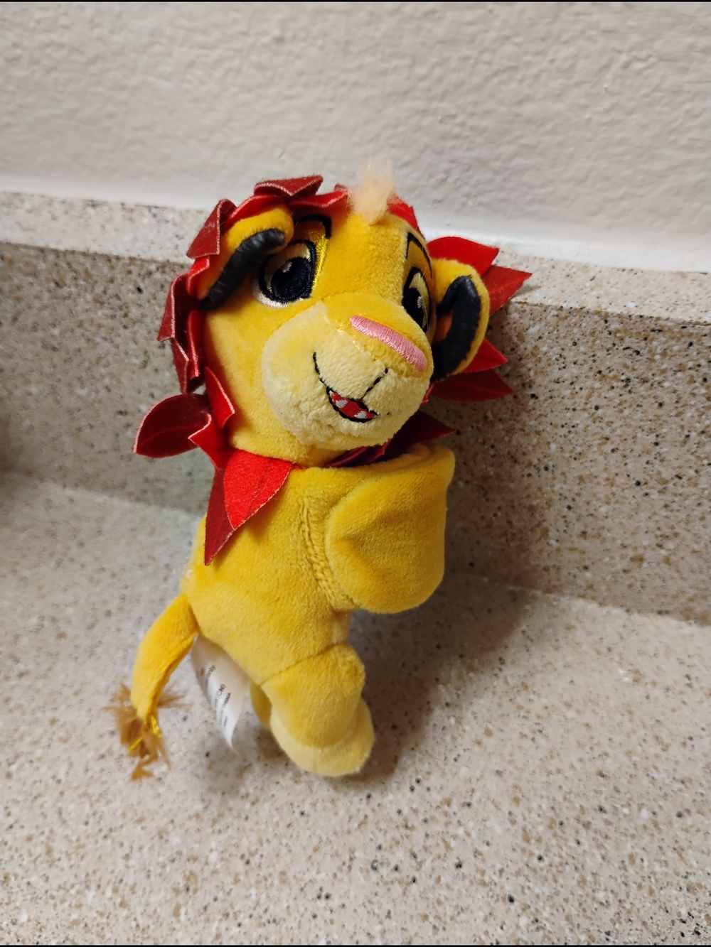 Disney Yellow Simba Plush Cutie Cuff with Red Mane